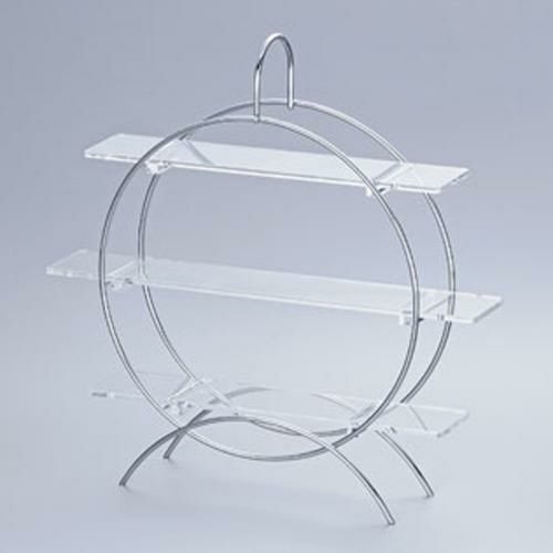 ラウンドフードフレーム プチ ピューターメッキ仕上