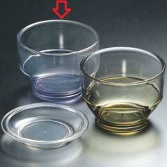 3寸Lカット小鉢ブルー