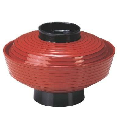 5.5寸直筋丼朱研出内朱