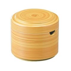 つつ型粉茶入白木
