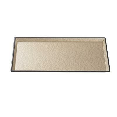 細長清流木目盆シャンパンゴールドアクアSL尺1