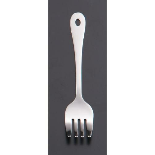 18-0 お子様フォーク 4本刃 穴明