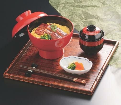 5寸高台丼朱内黒