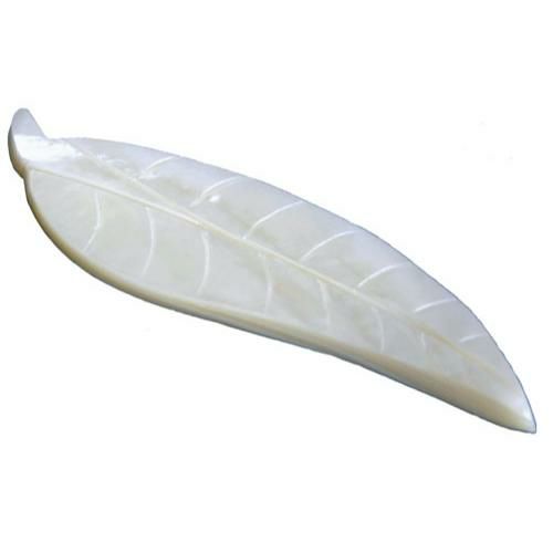 シェル 箸置き・白貝葉 SH-R1