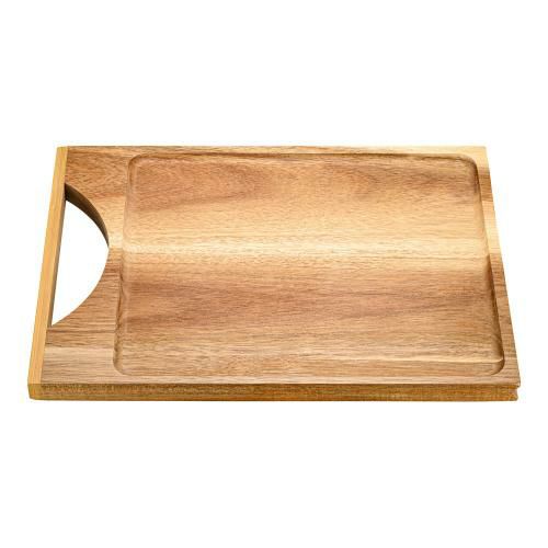 アカシア プレート手付き L