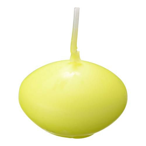 フラットキャンドル(24ヶ入)40045 イエロー