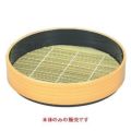 メンパ丸そば皿白木（内黒）本体（底板付）