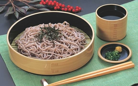 メンパ丸そば皿白木（内黒）本体（底板付）