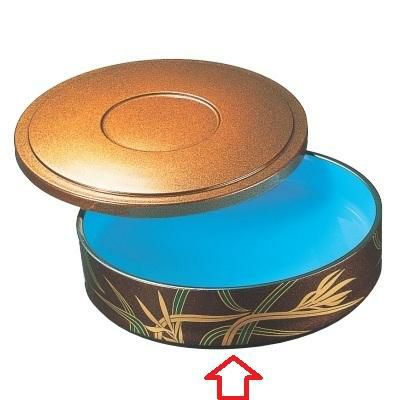 7寸冷麺浅鉢梨地蘭本体