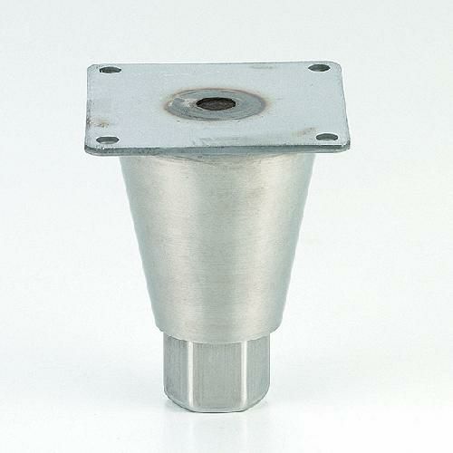 アジャスト脚 四角座 TO-80-100MS  高さ100