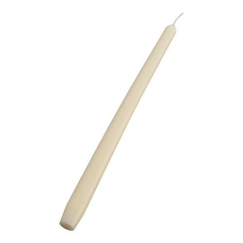 パステルテーパーキャンドル 12インチ ライトイエロー(1打入)