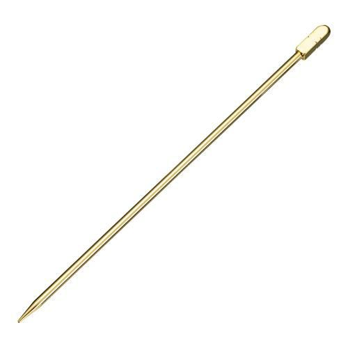 18-8カクテルピン 金メッキ(6本入) 角棒型