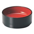 2.5寸薬味鉢黒内朱