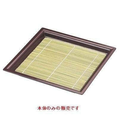 7寸角木目そば皿新溜本体