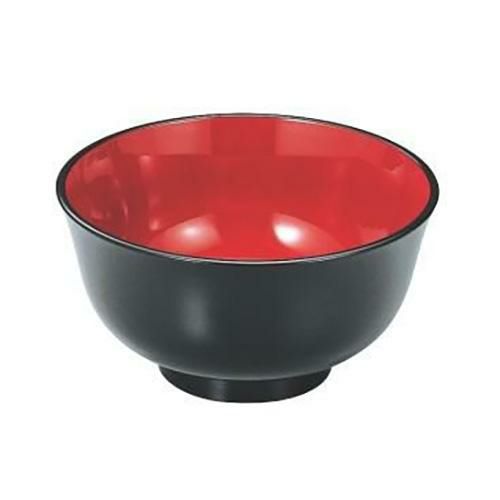 5.8寸福禄鉢黒内朱