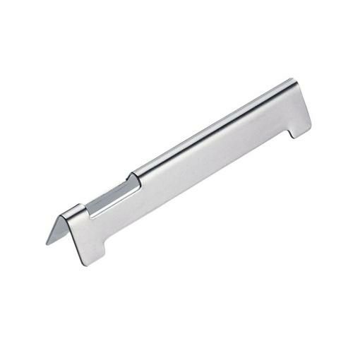 18-8ナイフ&フォーク箸レスト ルーフ型プレーン ミラー仕上げ