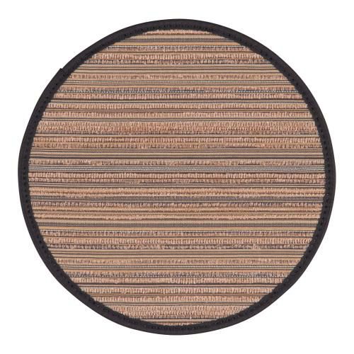 雅 アイスペールマット 丸 ブラウン