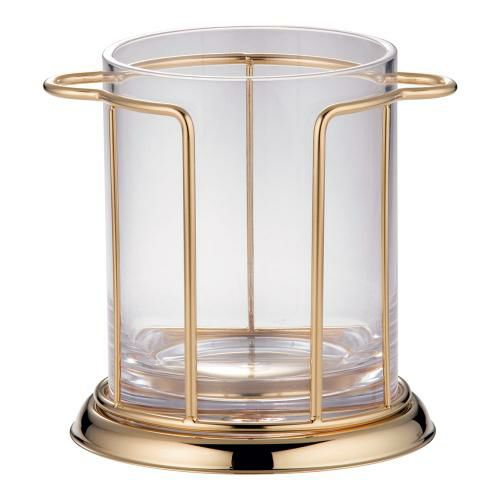 ストレート型 アイスペール 金メッキ仕上げ