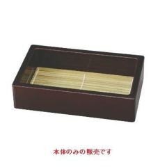 DX信玄そば箱漆調溜本体
