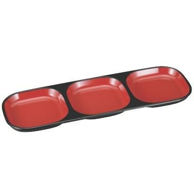 渕丸3点薬味皿朱天黒