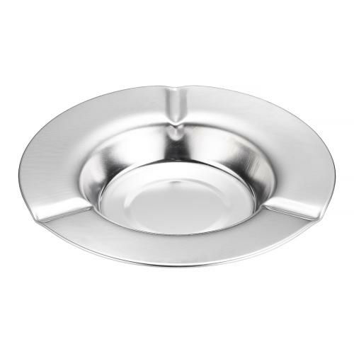 ステン (並)平無地灰皿 大