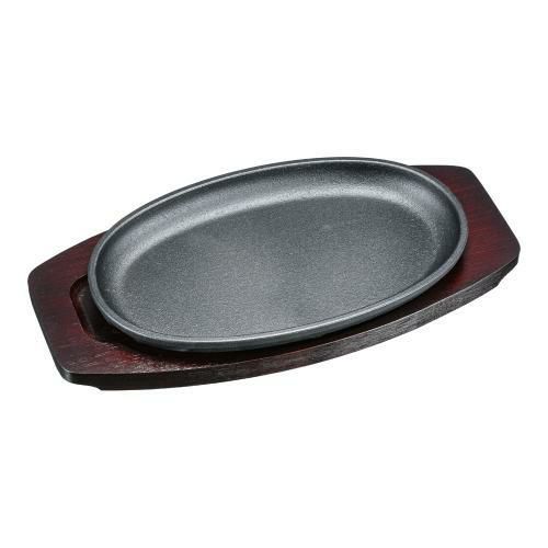 イシガキ 小判ステーキ皿 深型 01-24 24cm