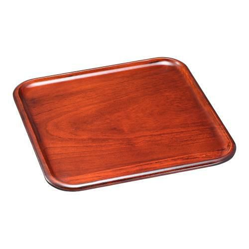 木製正角盆(ウレタン塗装) SB-505 小