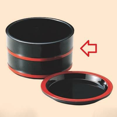 桶型つゆ入黒朱ひも3.3寸