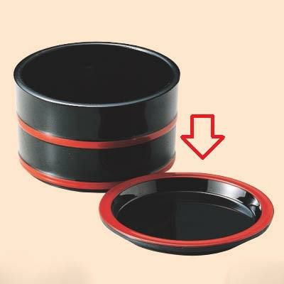 薬味皿黒天朱3.3寸