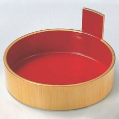 片手盛桶白木内朱6.5寸