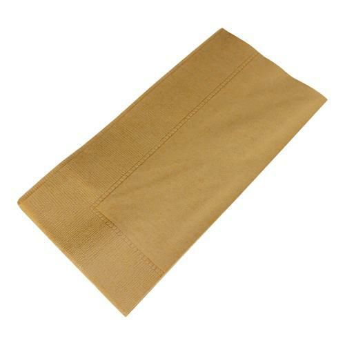 2プライ8つ折 カラーナフキンD28 マロングラッセ(50枚入)