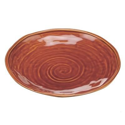 8寸小判せせらぎ皿漆春慶塗本体