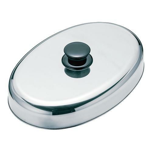 18-8ステーキカバー 小判型