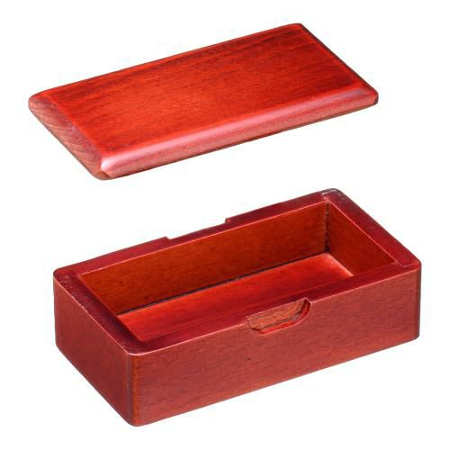 木製 蓋付楊枝入 15252(ブラウン)