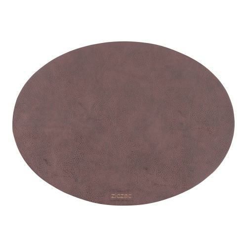 ジックザック プレースマット トロジャ オーバル コーヒー