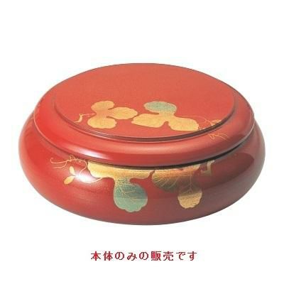 寿冠鉢ちらし朱パール蔦絵（内黒）本体