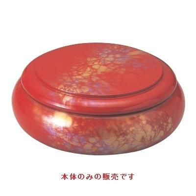 寿冠鉢ちらし朱に八雲（内黒）本体