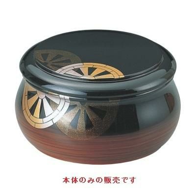 寿冠ちらし源氏車（内黒）本体（深）