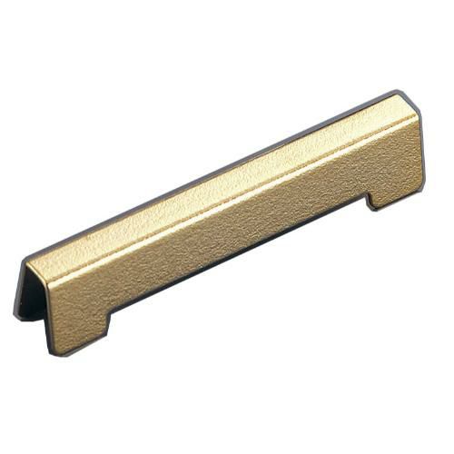 18-8ブリッジ型ナイフ&フォークレスト 梨地 金仕上げ