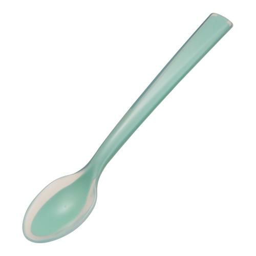 口あたりやさしいスプーン 一体深型・小 ブルー