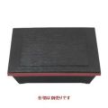 7.5寸ダイヤ松花堂黒渕朱仕切別