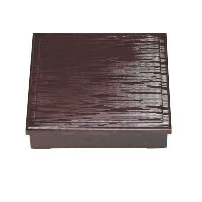 8.5寸ヘギ目松花堂溜内黒仕切別