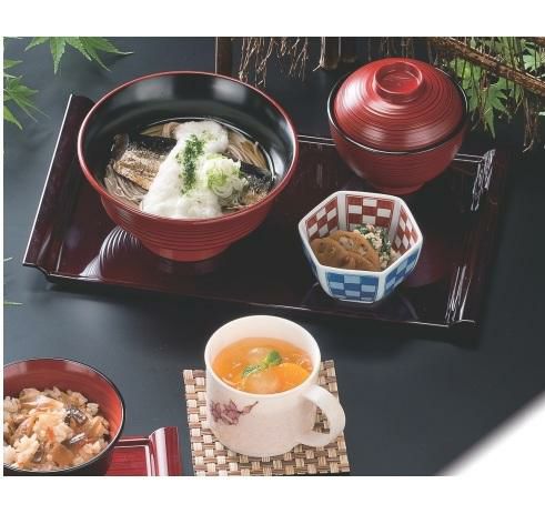 羽反筋天竜寺丼朱研出し