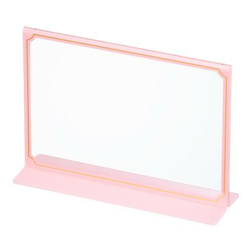 えいむ T型カラーメニュースタンド TS-102(中) ピンク