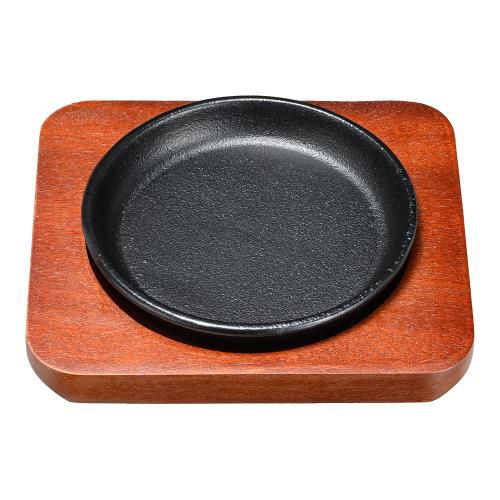 (S)ミニステーキ皿 丸型 13cm