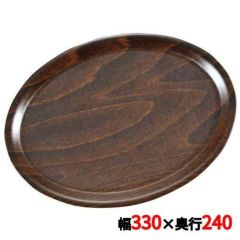 キャンブロ ノンスリップウッドトレイ 小判 PH557046