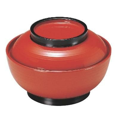 4.5寸乱引三日月丼朱ツバ黒内朱