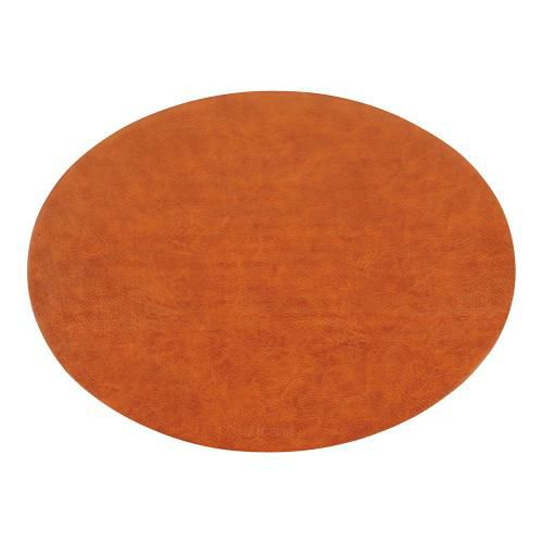 ジックザック プレースマット トロジャ オーバル キャラメル