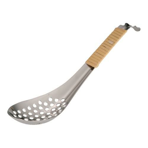 18-8籐ヅル巻レンゲスプーン 穴明