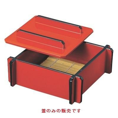 5寸井戸渕セイロ朱天黒蓋